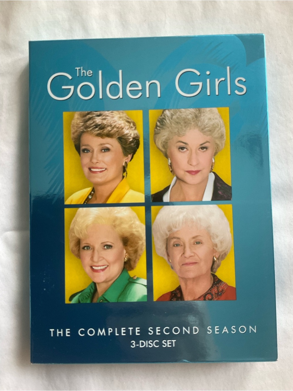 The Golden Girls - The Complete Second Season (3-Disc Set) - Teal & Yellow Cover